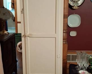 Vintage Wooden Pantry Cabinet second image
