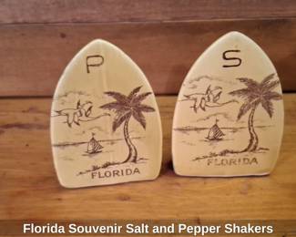 Florida Souvenir Salt and Pepper Shakers