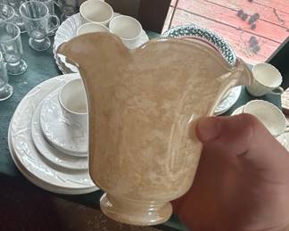 Vintage Frosted Glass Lamp Shade