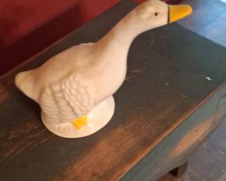 Ceramic Goose Figurine