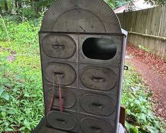 Antique Tin Apothecary Cabinet or Spice Chest