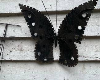 Steampunk Metal Butterfly Wall Art