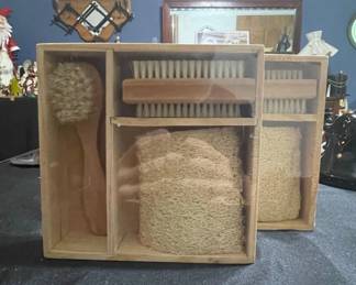 Wooden Bath and Body Care Set