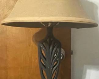 Cast Iron Art Nouveau Table Lamp