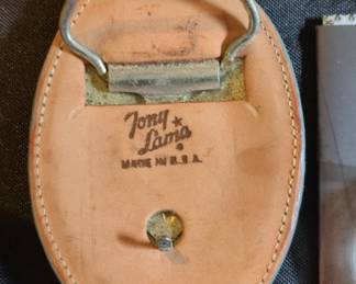 Tony Lama Python Skin Belt Buckle second image