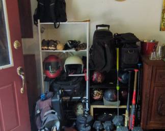 Assorted Sporting Goods and Personal Protective Equipment