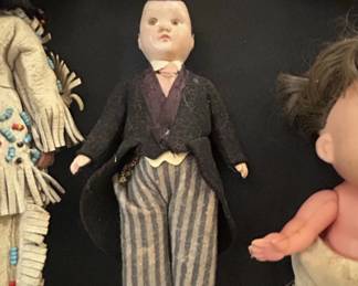 Vintage Composition Doll as Groom in Tuxedo