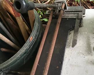 Old Manual Tile Cutter