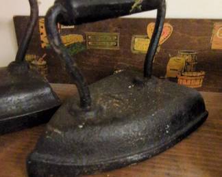 Antique Cast Iron Sad Iron with IXL Mark