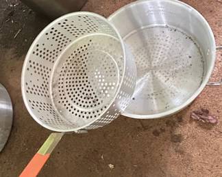 Aluminum Fryer Pot with Insert Basket