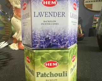 HEM Backflow Incense Burner with Lavender and Patchouli Cones third image