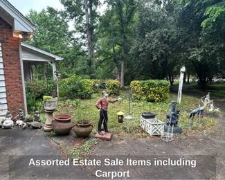 Assorted Estate Sale Items including Carport sixth image