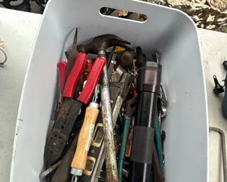 Assorted Hand Tools and Flashlight