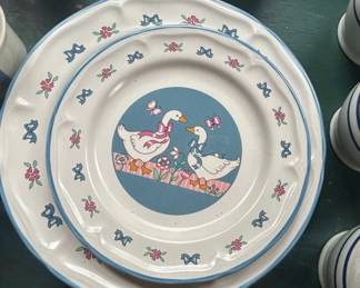 Aunt Rhody Goose Stoneware Dinnerware Set second image