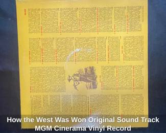 How the West Was Won Original Sound Track MGM Cinerama Vinyl Record second image