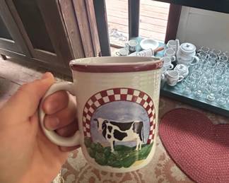 Century Stoneware Fannies Farm Cow Dinnerware Set second image
