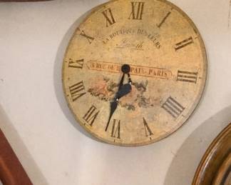 La Boutique des Fleurs Paris Wall Clock