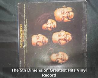 The fifth Dimension Greatest Hits Vinyl Record