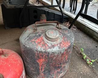 Vintage Eagle Metal Gasoline Can