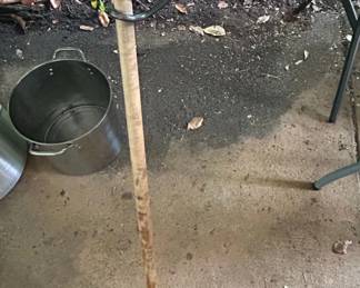 HandForged Blacksmith Tongs with Wooden Handle