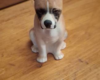 Vintage Boxer Dog Figurine