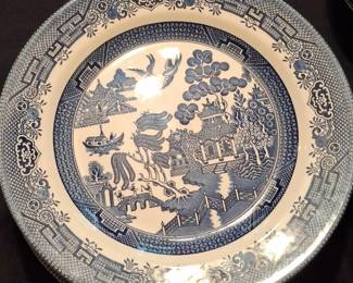 Churchill Willow Pattern Dinner Plate