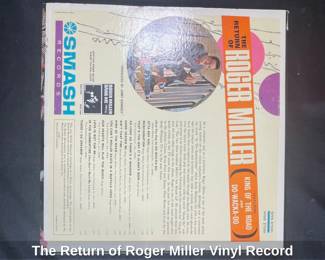 The Return of Roger Miller Vinyl Record second image