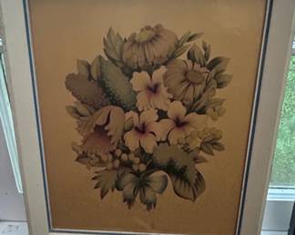 Vintage Turner Mfg. Floral Print