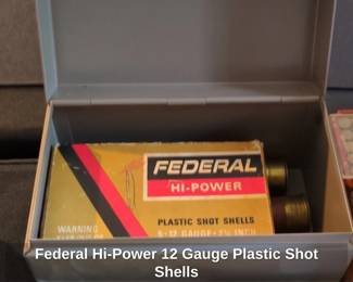 Federal HiPower Gauge Plastic Shot Shells
