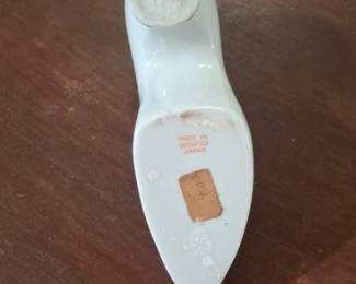 Porcelain High Heel Shoe Figurine, Made in Occupied Japan second image