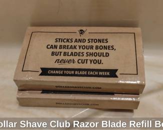 Dollar Shave Club Razor Blade Refill Box