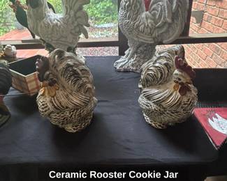 Ceramic Rooster Cookie Jar