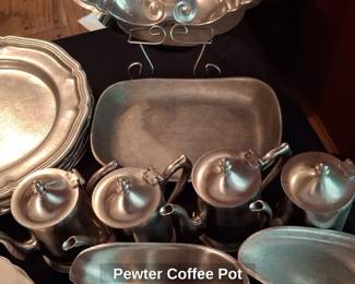Pewter Coffee Pot second image