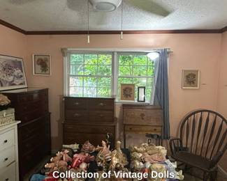 Collection of Vintage Dolls