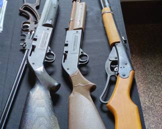 Daisy Powermaster and Pumpmaster Air Rifles, and a Daisy Red Ryder BB Gun
