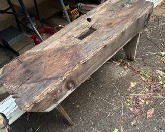 Antique Carpenters Workbench
