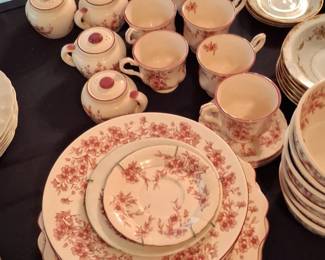 Floral Pattern China Dinnerware Set
