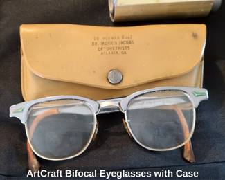 ArtCraft Bifocal Eyeglasses with Case