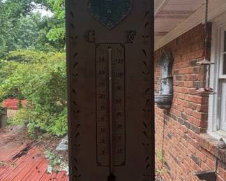 Decorative Wall Thermometer with Heart Motif