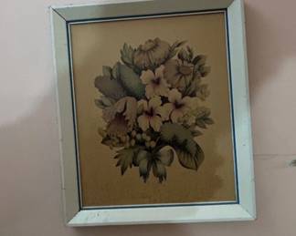 Framed Floral Still Life Print B