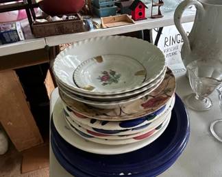 Blue Ridge HandPainted Ceramic Plates and Bowls
