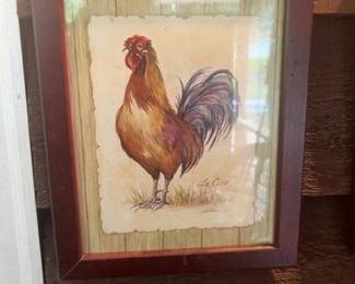 Le Coq Rooster Print by Sherry