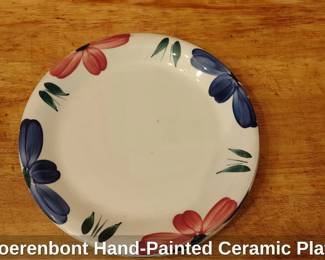 Boerenbont HandPainted Ceramic Plate