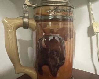Pair of Budweiser Animals of the Continents Series Beer Steins second image