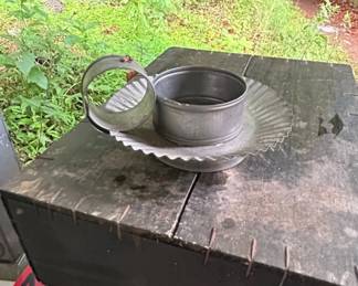 Tin Candle Holder