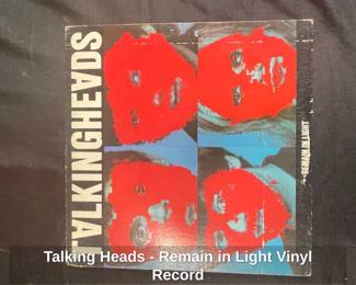 Talking Heads  Remain in Light Vinyl Record