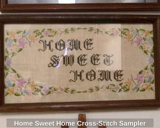 Home Sweet Home CrossStitch Sampler