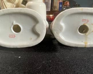 Pair of Made in Occupied Japan Porcelain Figurines  Colonial Couple fourth image