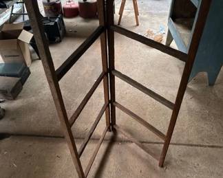 Rustic Wooden Ladder Style Drying Rack