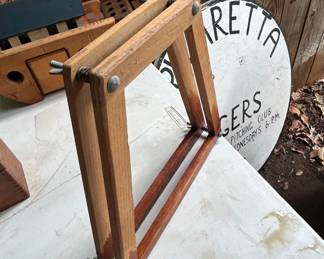 Vintage Wooden Tennis Racket Press